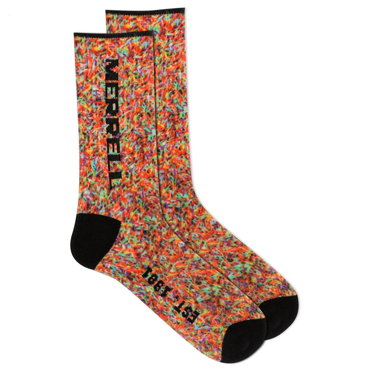 Printed Birthday Crew Sock, Multi, dynamic 2