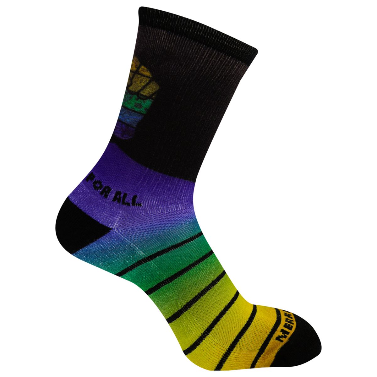Outdoors For All Printed Outdoor Crew Sock, Blue, dynamic