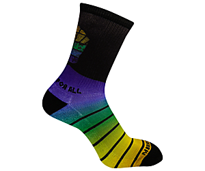 Outdoors For All Printed Outdoor Crew Sock, Blue, dynamic