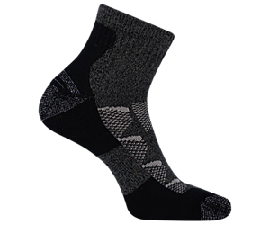Moab Hiker Quarter Sock, Charcoal, dynamic