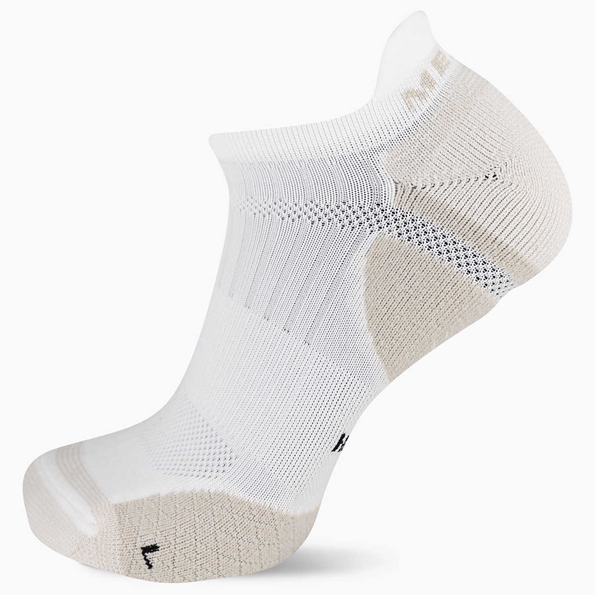 Cushion Trail Runner Tab Sock, White, dynamic 1