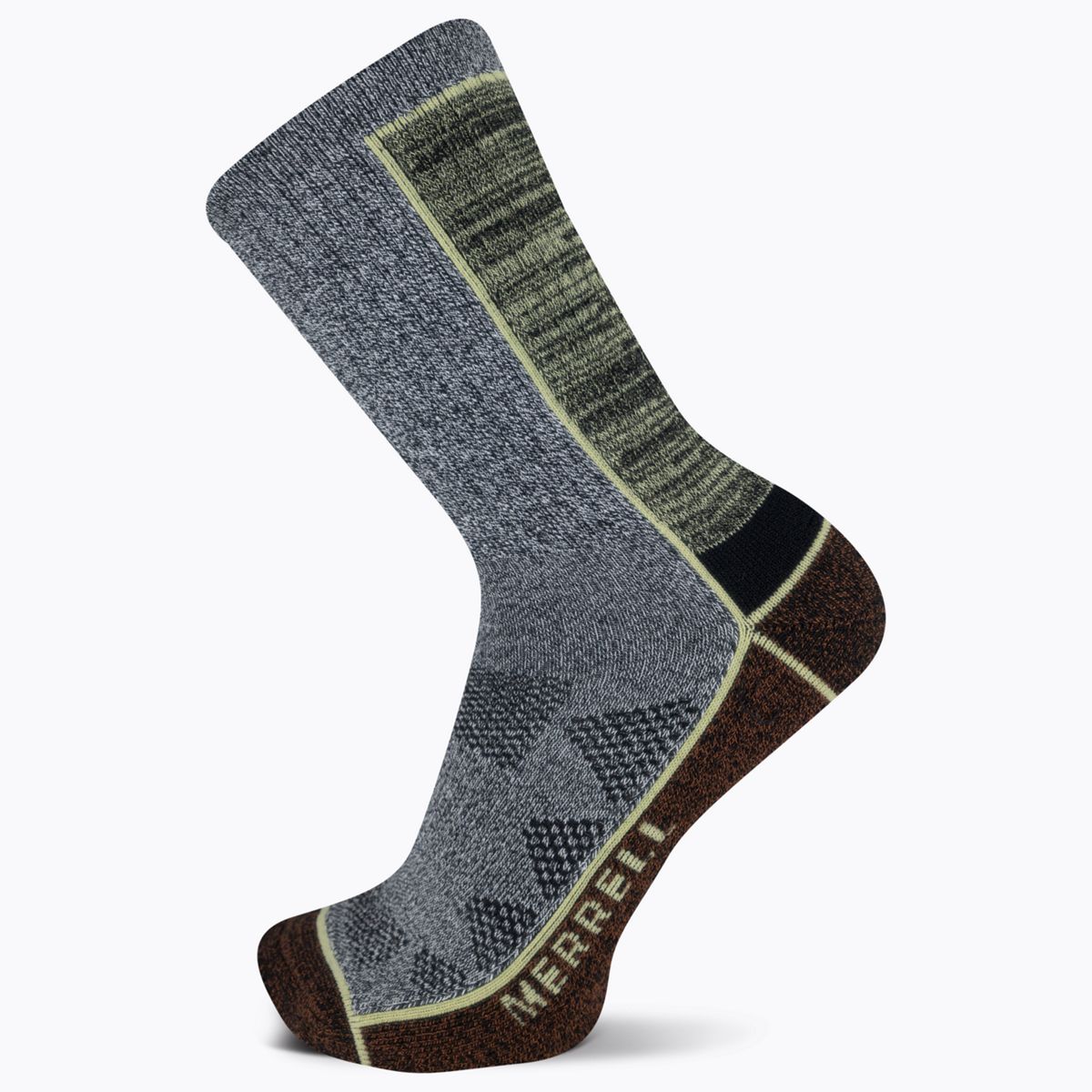 Moab Hiker Crew Tab Sock, Brown, dynamic