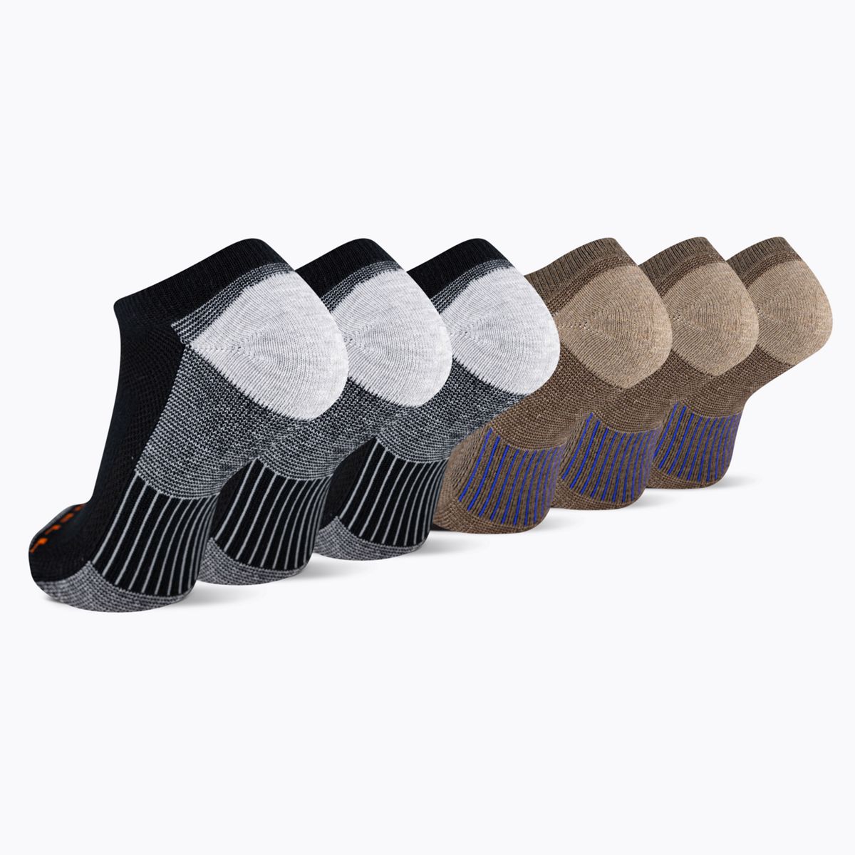 Recycled Everyday Tab Sock 3 Pack, Dark Assorted, dynamic 2