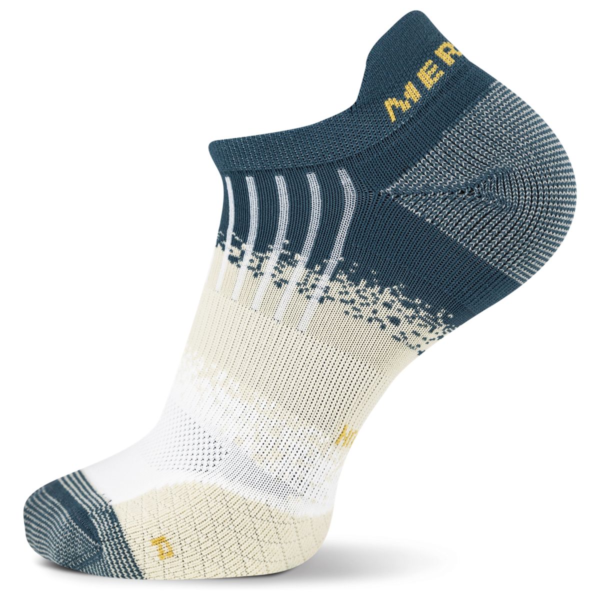 Cushion Trail Runner Tab Sock, Cream, dynamic