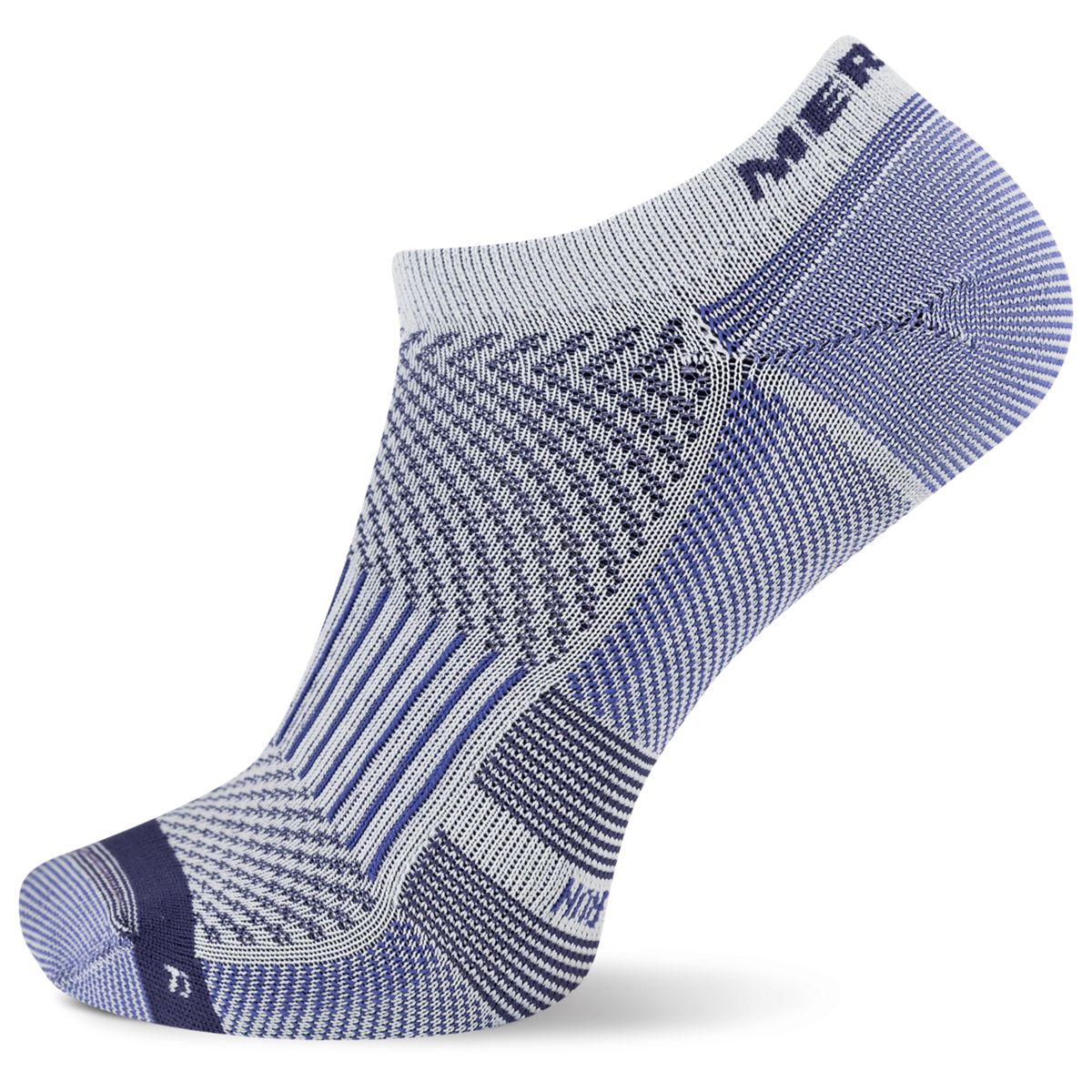 Trail Runner Lightweight No Show Sock, Grey Blue, dynamic 1