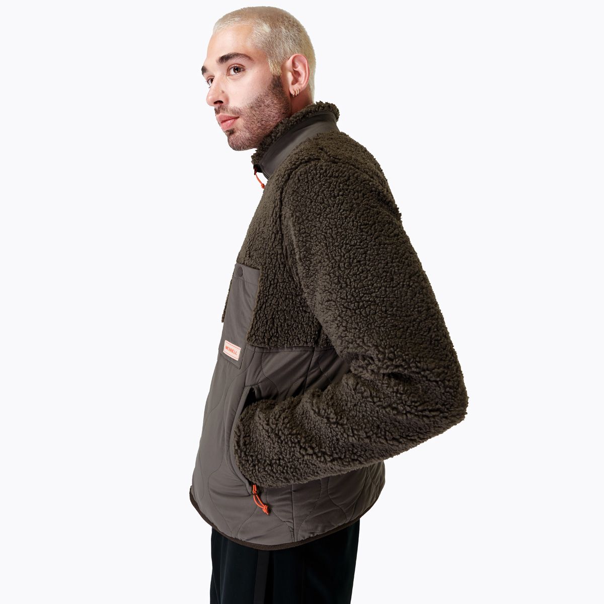 Sherpa Mixup Jacket, Beluga, dynamic 2