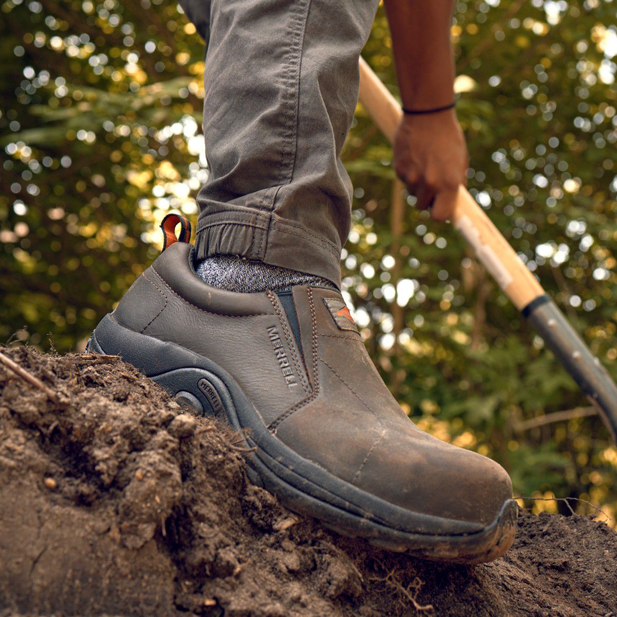 Jungle Moc Leather Comp Toe Work Shoe Wide Width, Espresso, dynamic 7