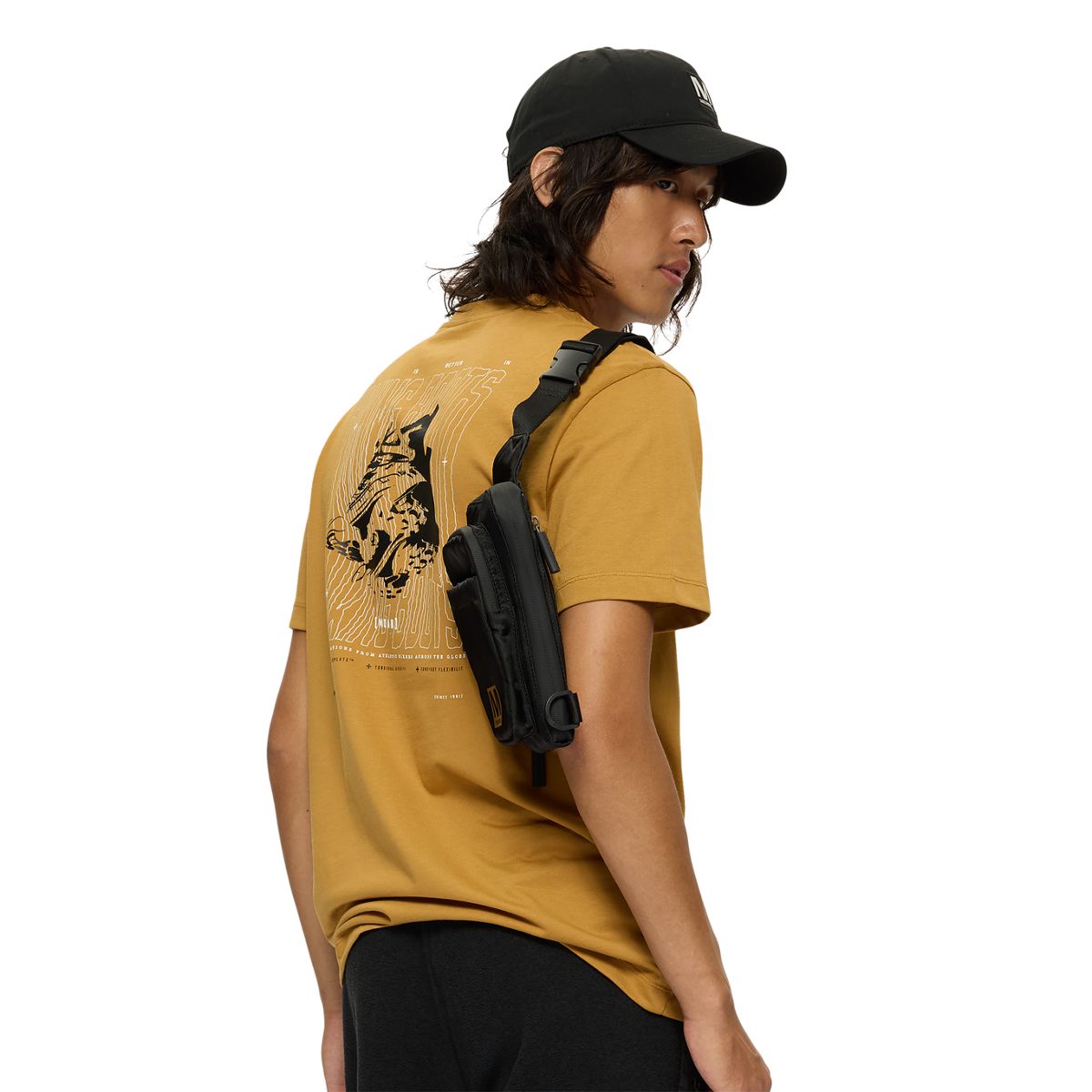 Aurora Sling, Black, dynamic 3