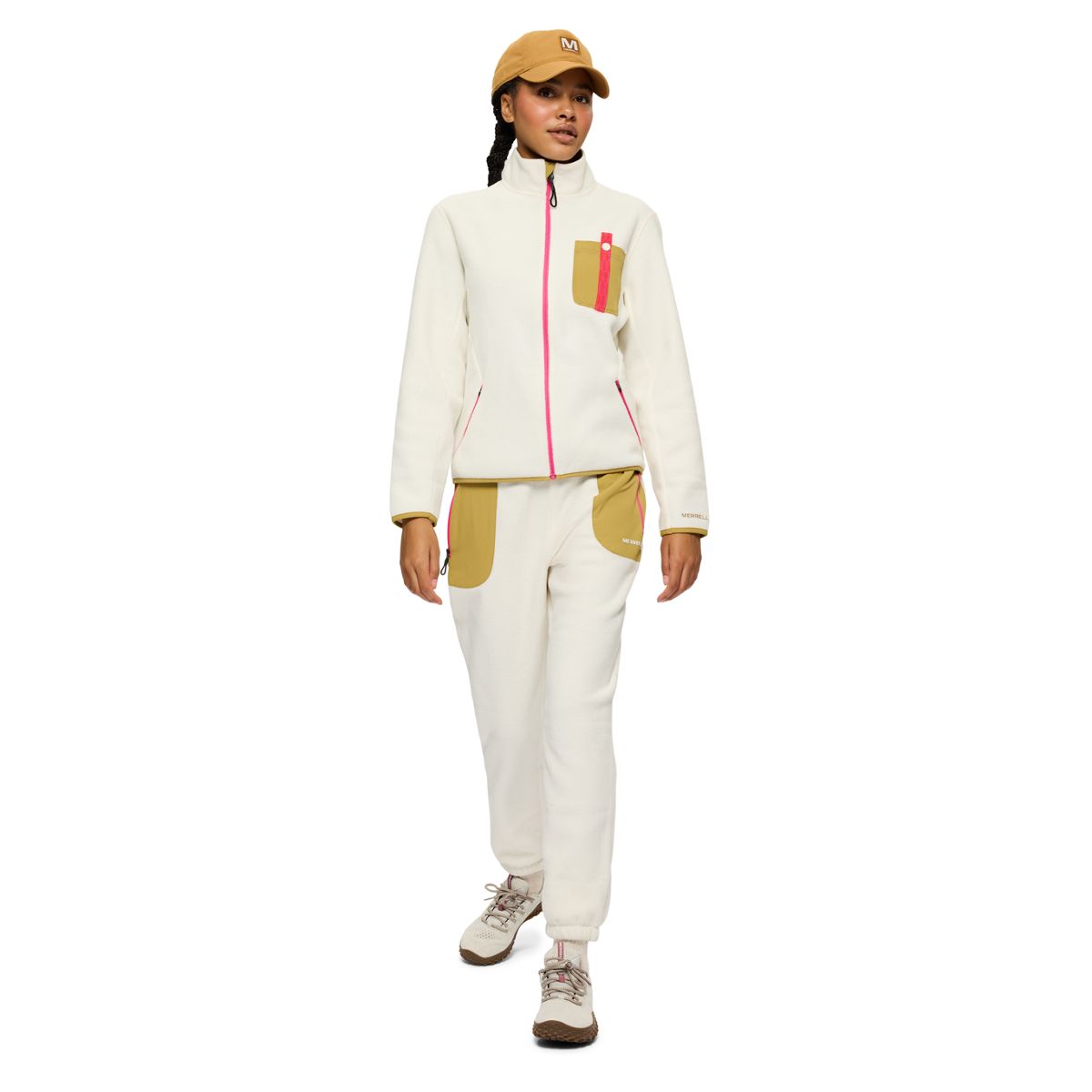 Jungle Fleece Jogger, Chalk/Desert, dynamic 2