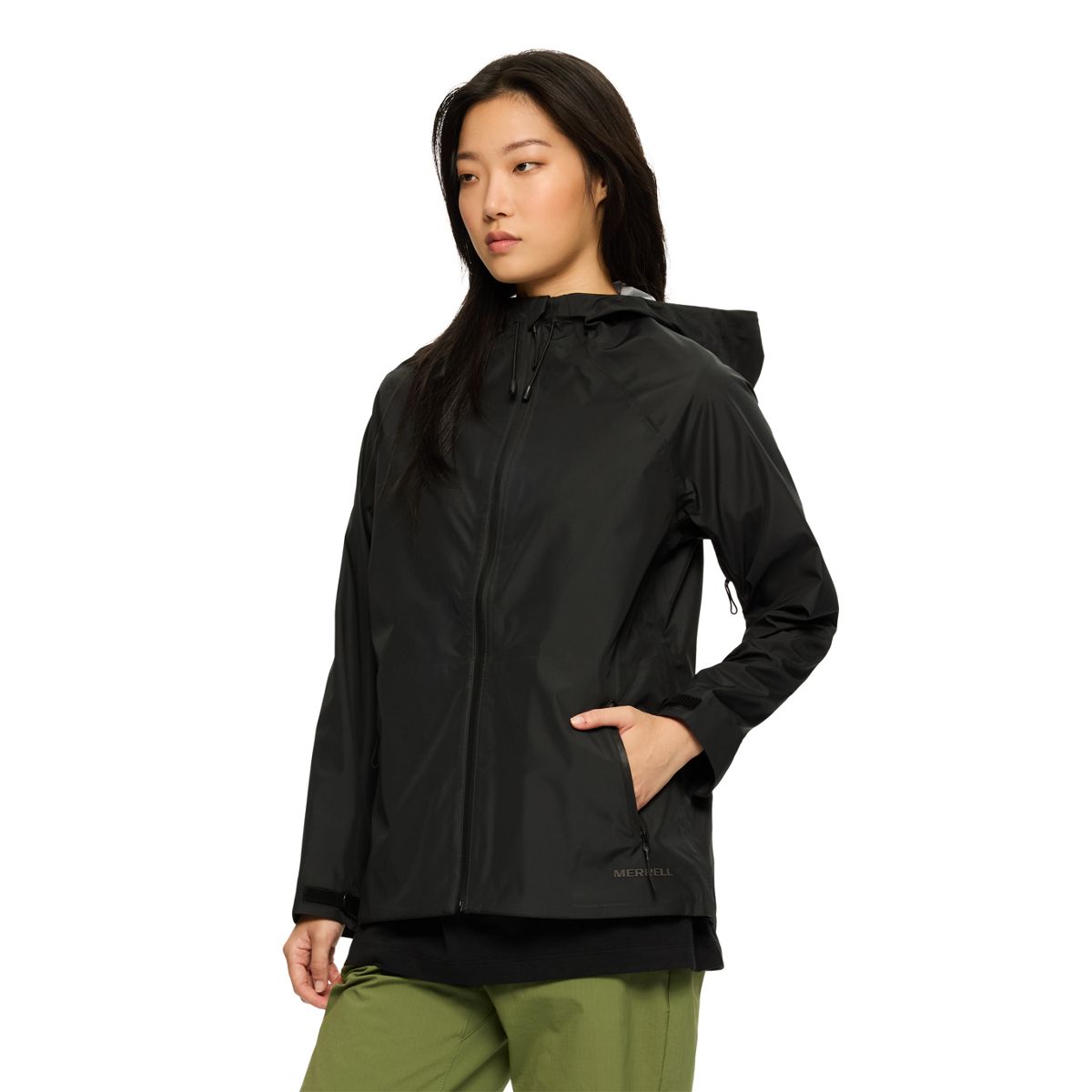 Rain Shell Jacket, Black, dynamic 4