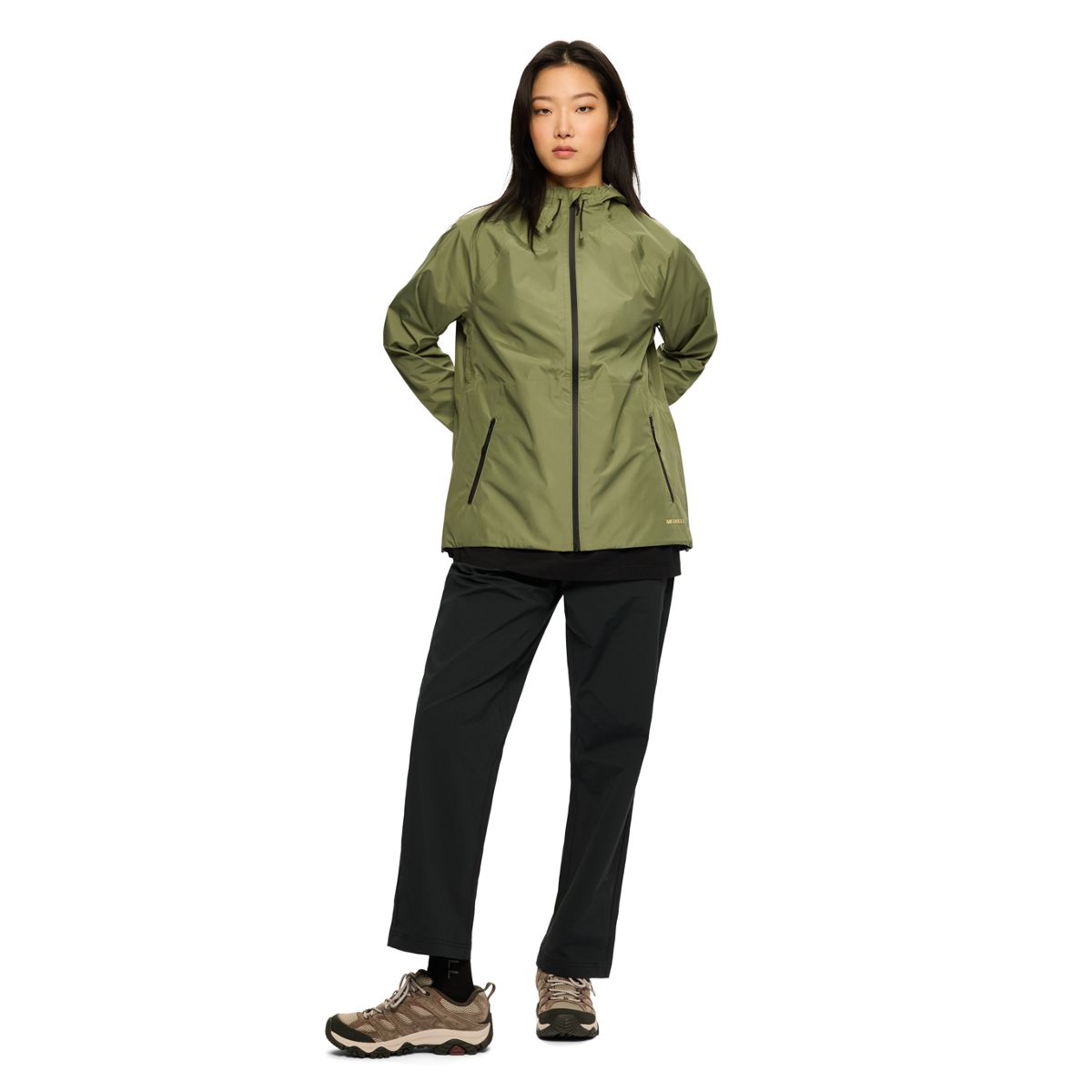 Rain Shell Jacket, Iguana, dynamic 2