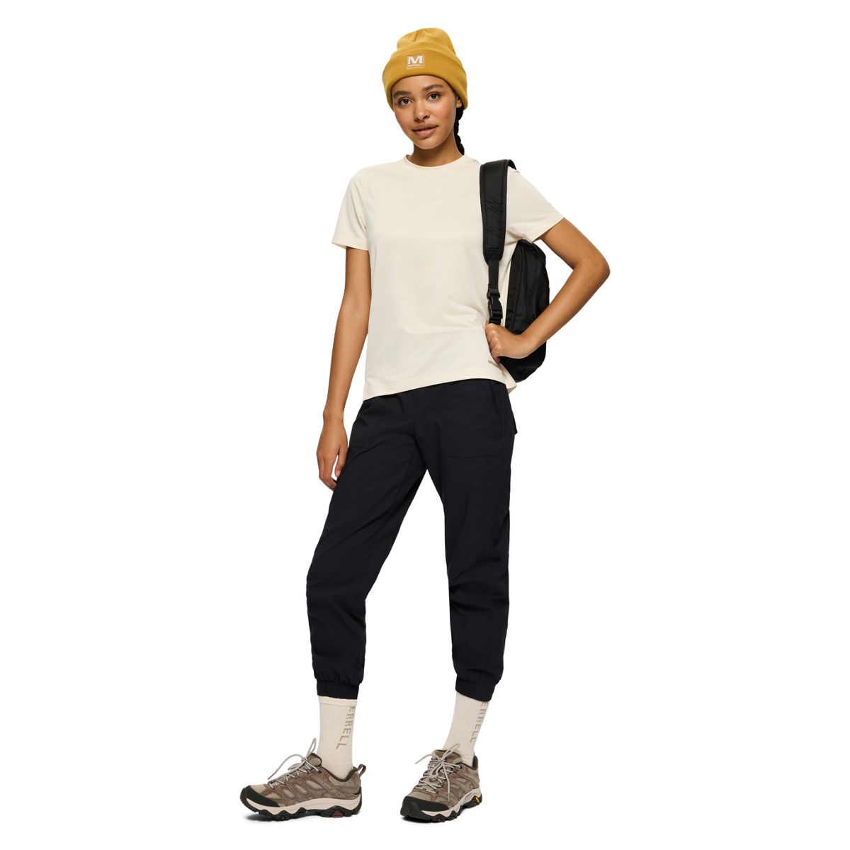Active Short Sleeve Tee, Chalk, dynamic 2