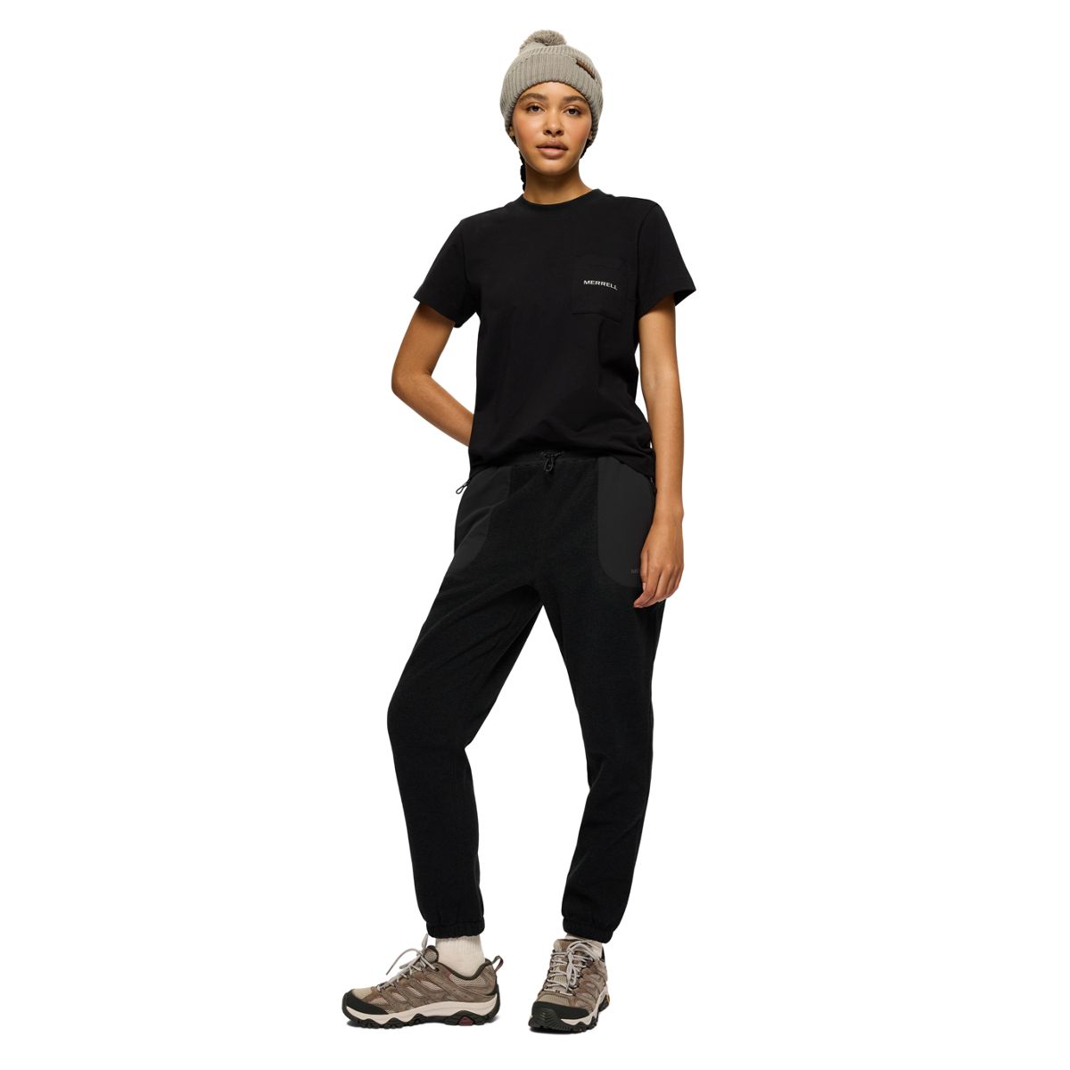 Relaxed Pocket Short Sleeve Tee, Black, dynamic 2