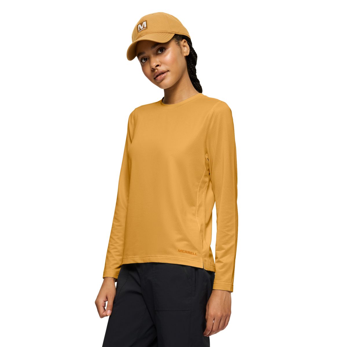 Active Long Sleeve Tee, Harvest, dynamic 4