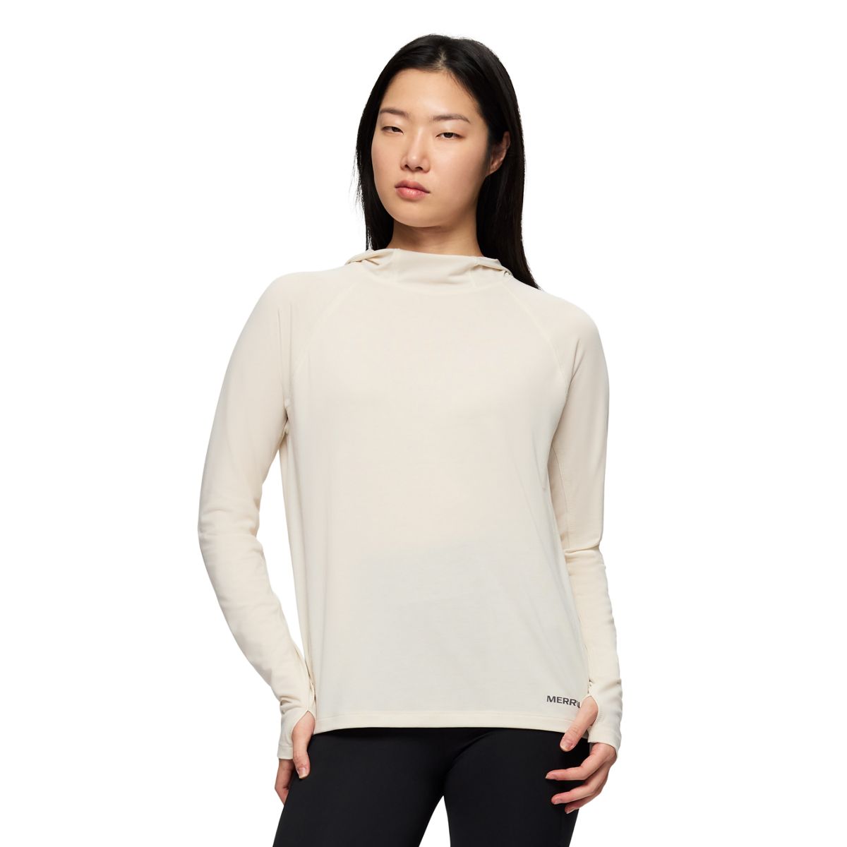 Eliza Tencel Sun Hoody, Whitecap Grey, dynamic