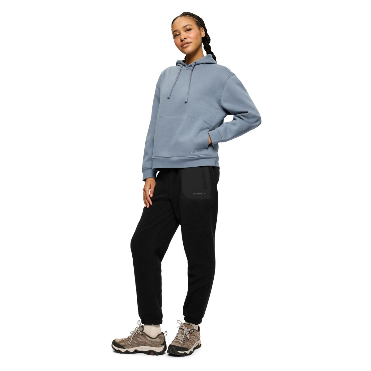 Relaxed Hoody, Stone Blue, dynamic 2