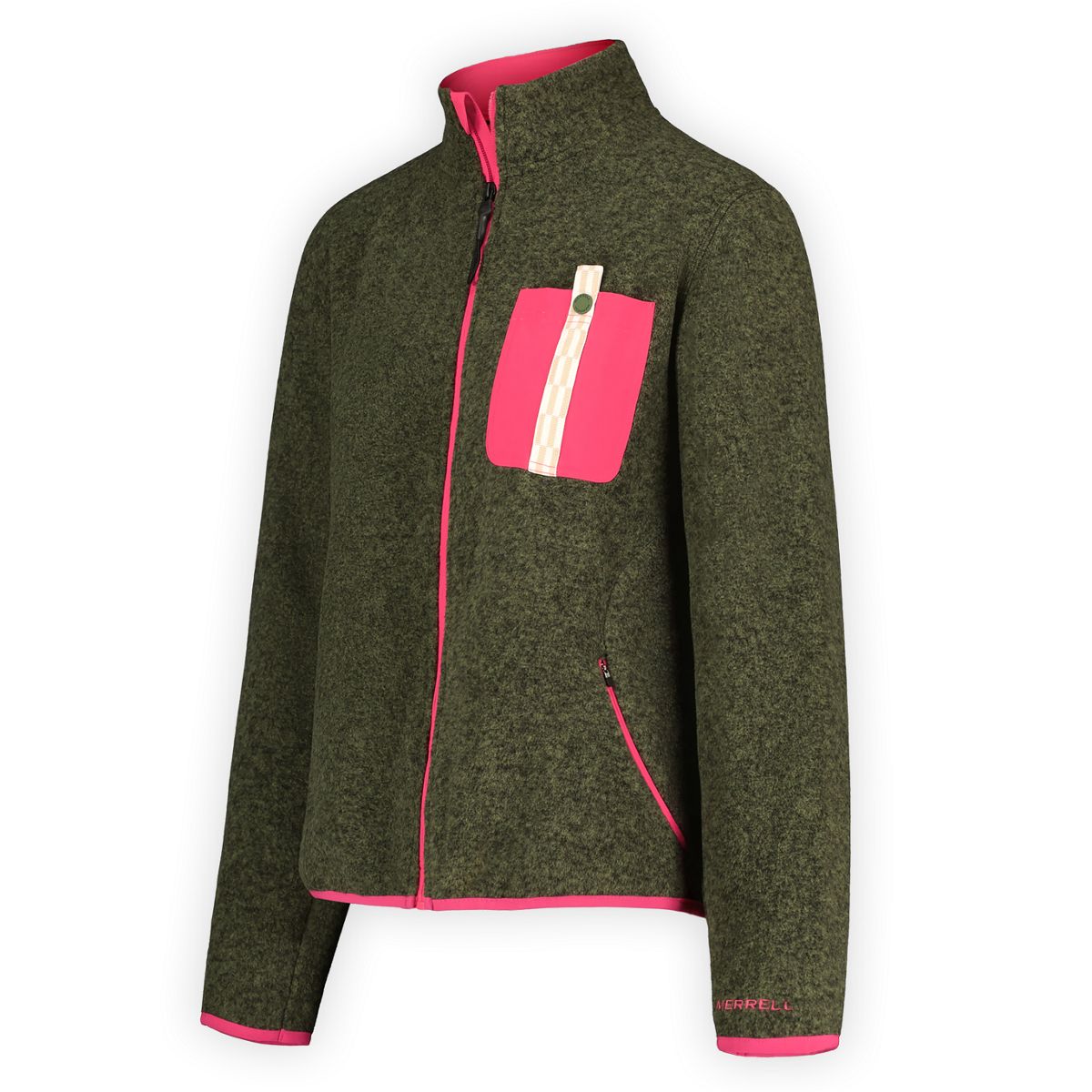 Jungle Fleece Full Zip, Iguana/Beetroot, dynamic 6