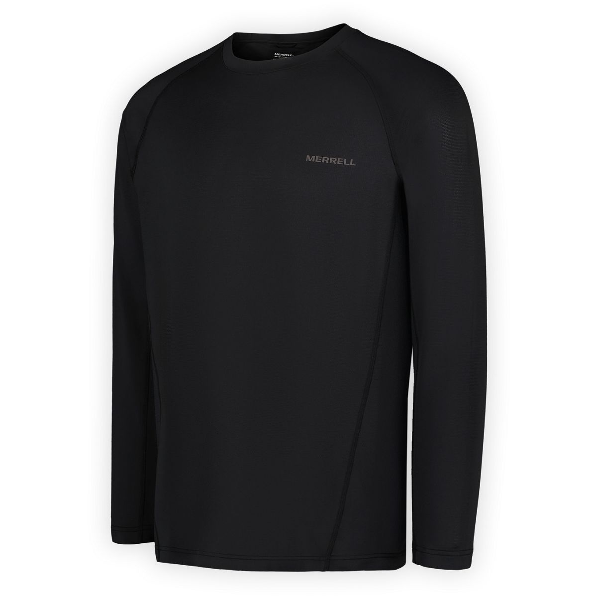 Tech Long Sleeve Tee, Black, dynamic 6