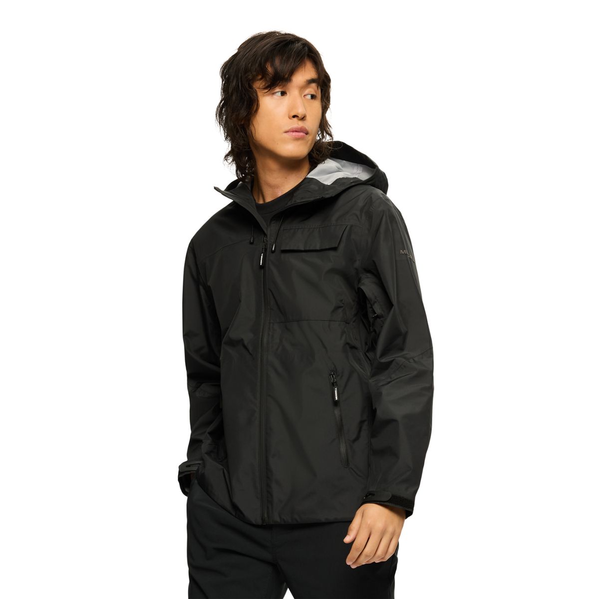 Rain Shell Jacket, Black, dynamic 4