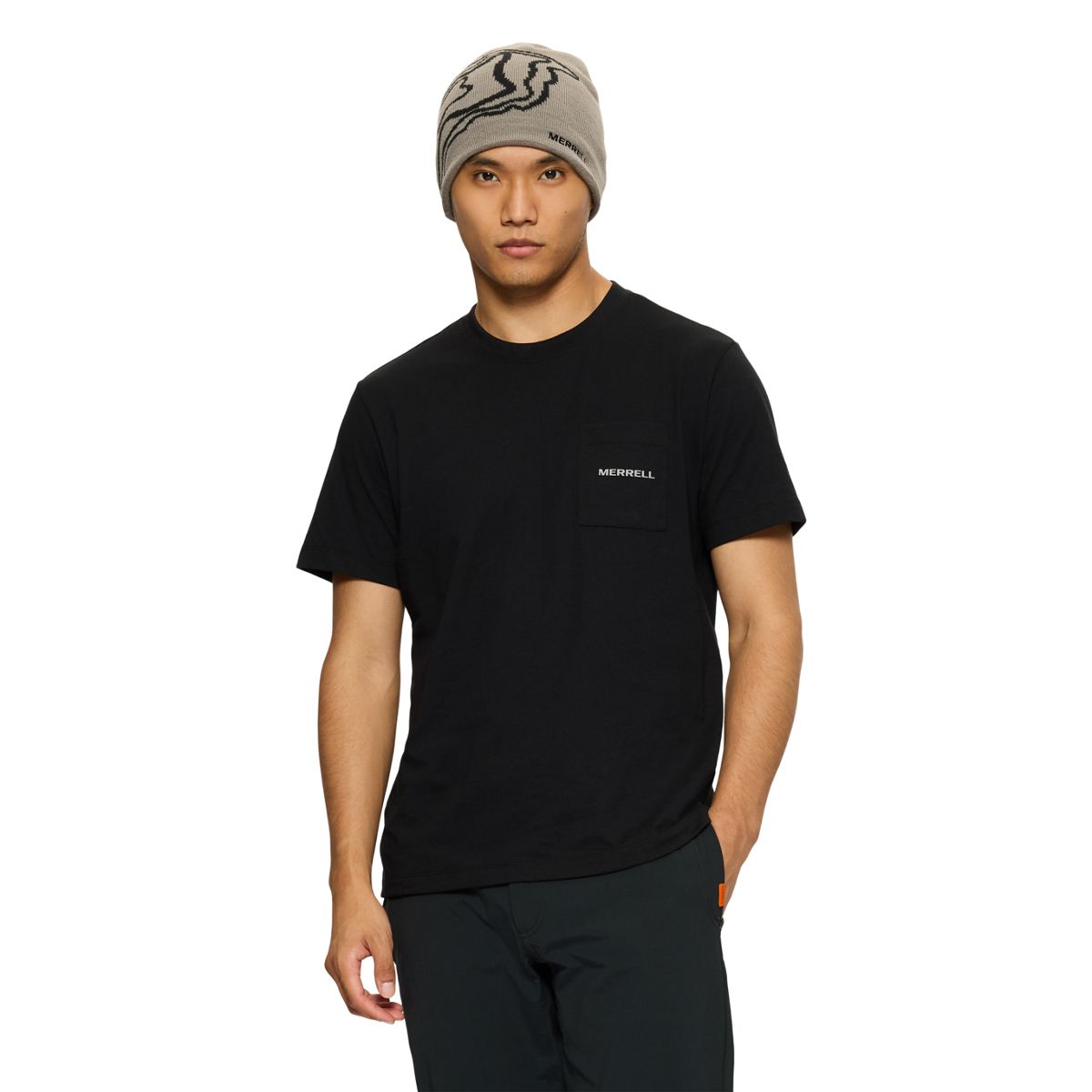 Relaxed Pocket Short Sleeve Tee, Black, dynamic
