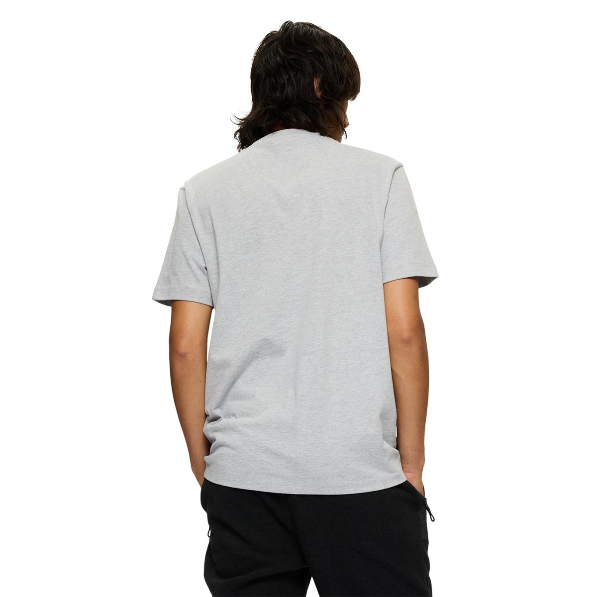 Relaxed Pocket Short Sleeve Tee, Heather GRey, dynamic 3