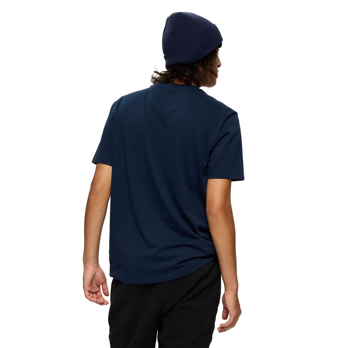 Relaxed Pocket Short Sleeve Tee, Navy Night, dynamic 3