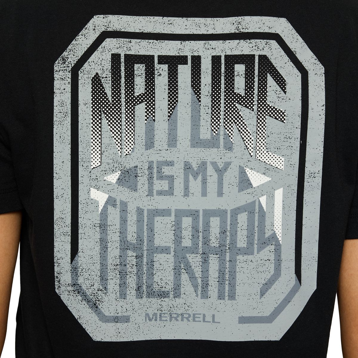 Nature Is My Therapy Graphic Tee, Black, dynamic 6