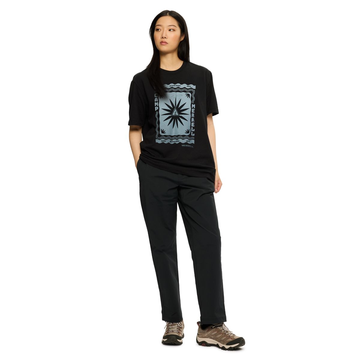 Camp Merrell Graphic Tee, Black, dynamic 2