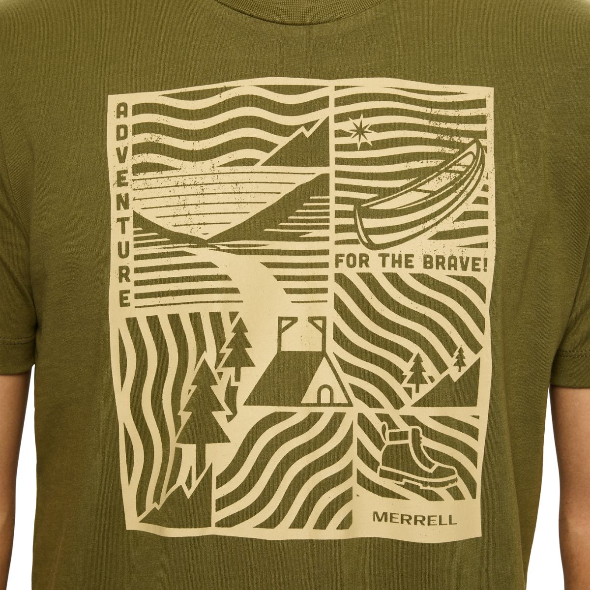 Adventure Graphic Tee, Olive, dynamic 5