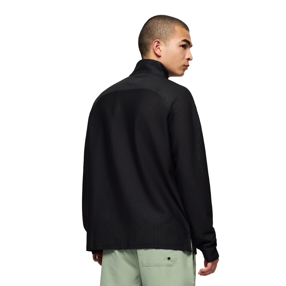 Teebo Quarter Zip, Black, dynamic 3