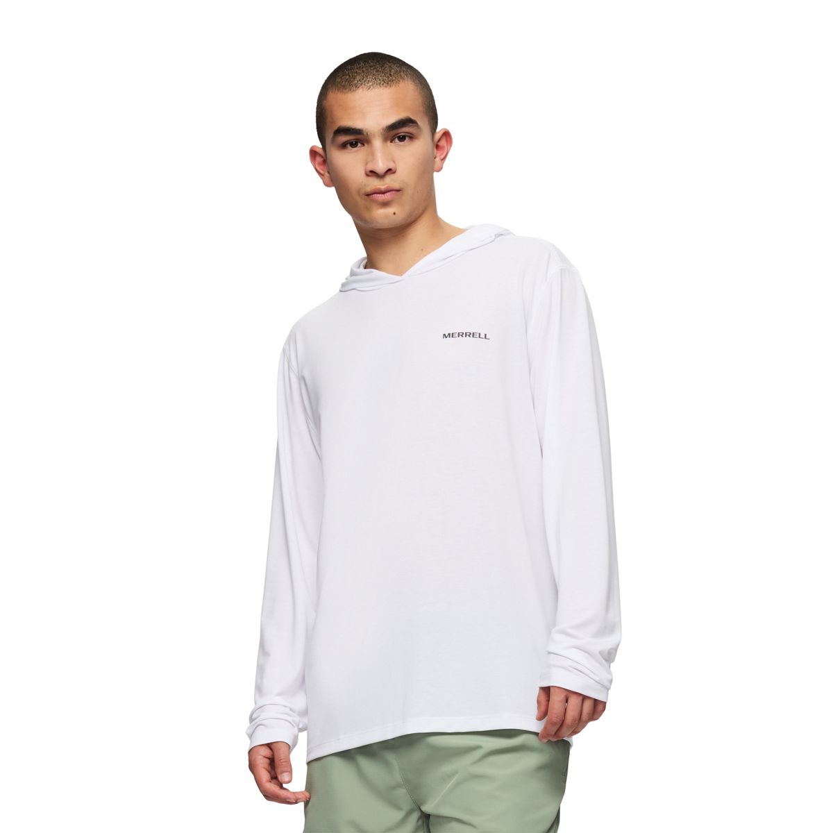 Tundra Tencel Sun Hoody, White, dynamic 4
