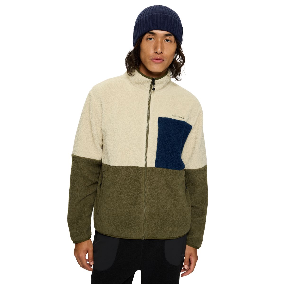 Tengu Sherpa Jacket, Basalt/Loden, dynamic