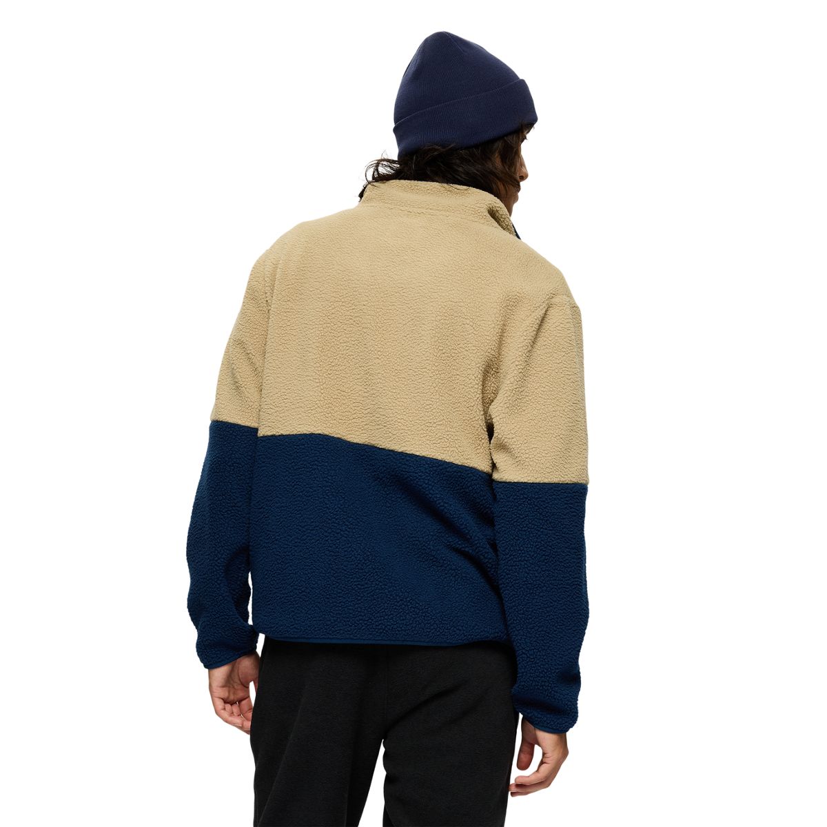 Tengu Sherpa Jacket, Mountain/Navy Night, dynamic 3