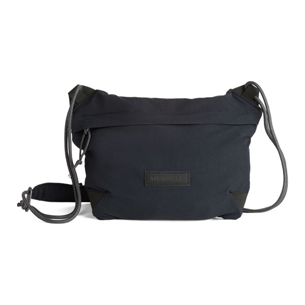 Packable Sacoche Bag, Black, dynamic