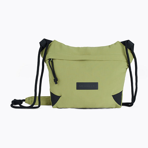 Packable Sacoche Bag, Mosstone, dynamic