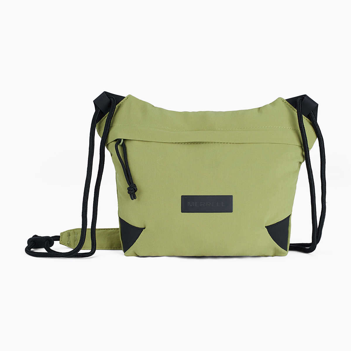 Packable Sacoche Bag, Mosstone, dynamic 1