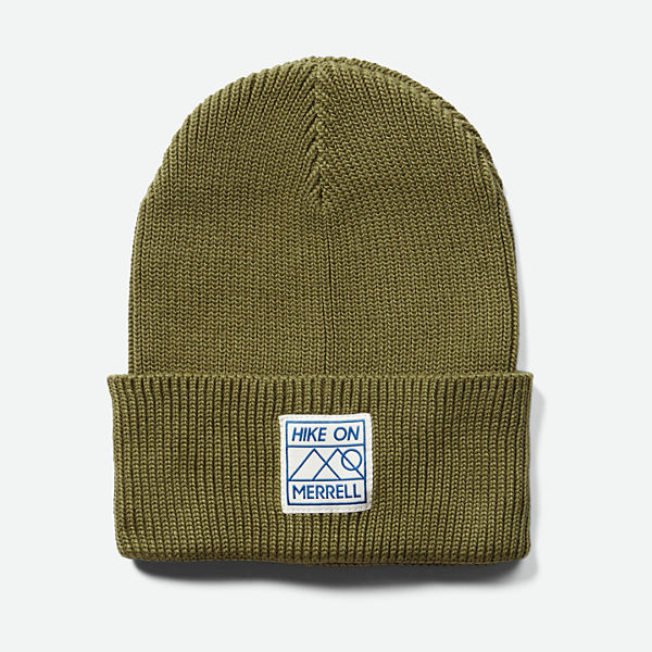Hike On Patch Beanie, Martini Olive, dynamic