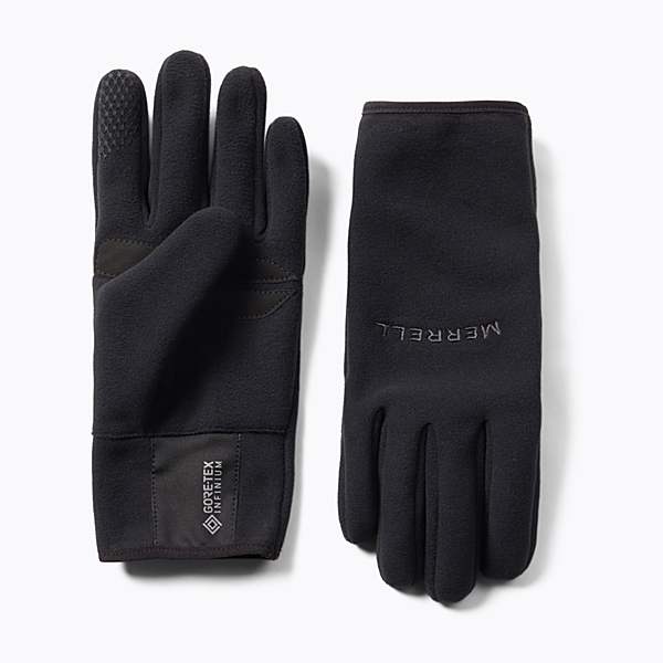 GORE-TEX® Fleece Glove, Black, dynamic