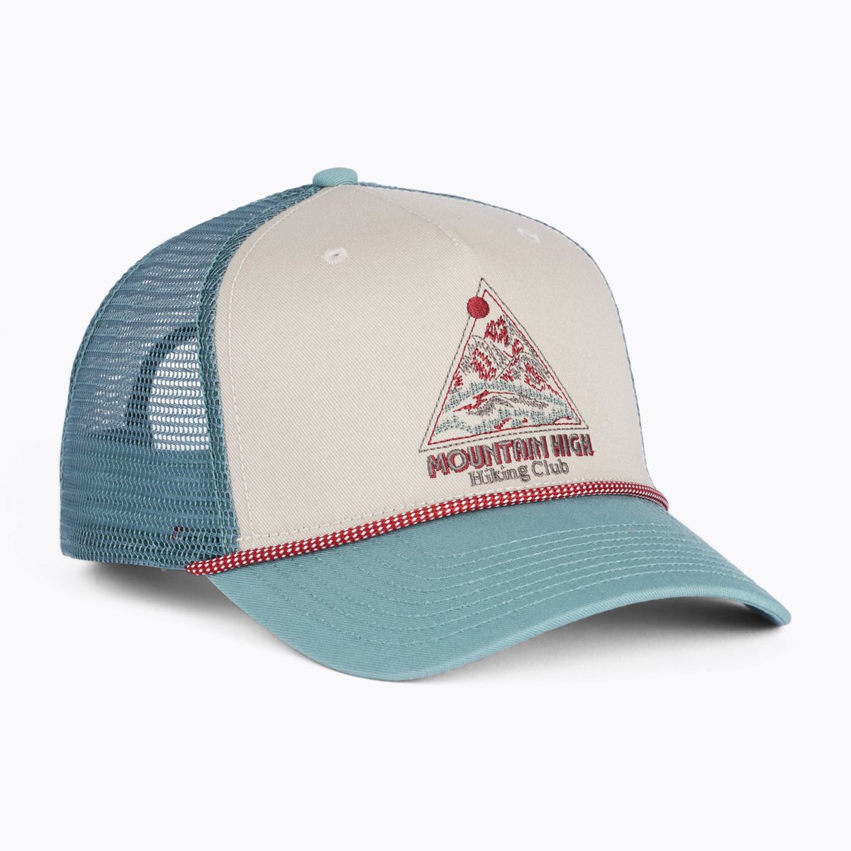 Mountain High Club Trucker Hat, Aluminum, dynamic