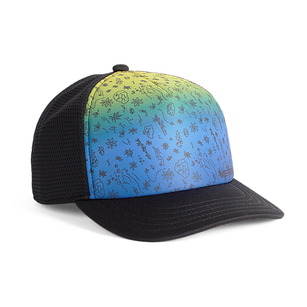 Outdoors For All Gradient Hat, Gradient Print, dynamic