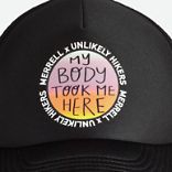 Unlikely Hikers X Merrell Foam Trucker Hat, Black, dynamic 4