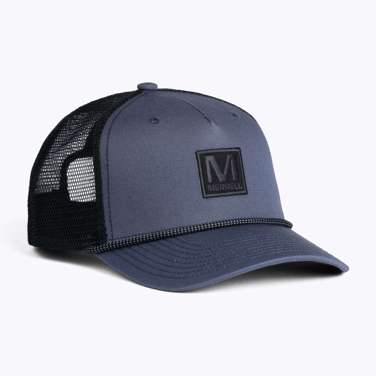 M Patch Trucker Hat, Asphalt, dynamic