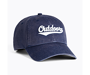 Outdoors Dad Hat, Navy, dynamic
