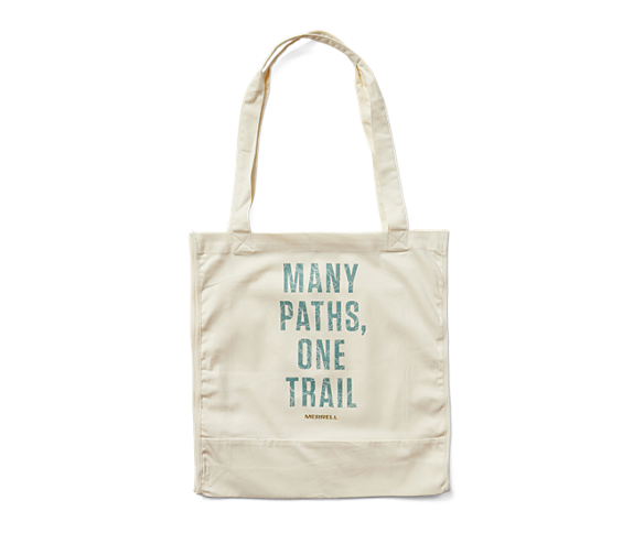 Trailhead Canvas Tote Bag, Natural Logo 2, dynamic