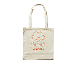 Trailhead Canvas Tote Bag, Natural Logo 2, dynamic