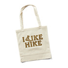 Trailhead Canvas Tote Bag, Natural- I Like Hike, dynamic 1