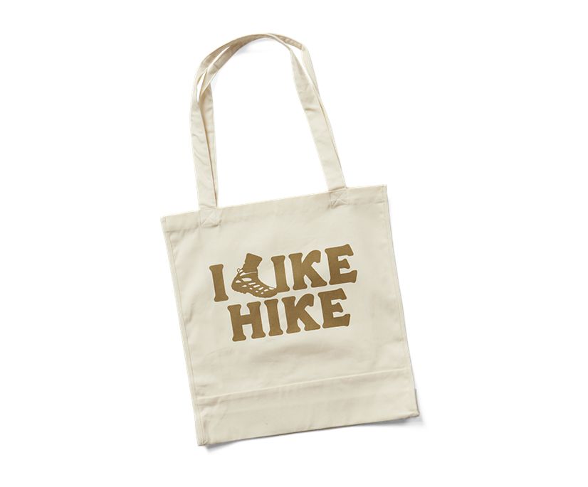Trailhead Canvas Tote Bag, Natural- I Like Hike, dynamic 1