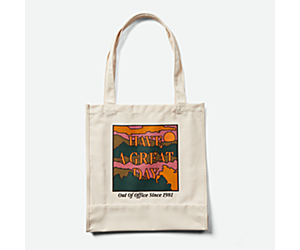 Trailhead Canvas Tote Bag, Have A Great Day, dynamic