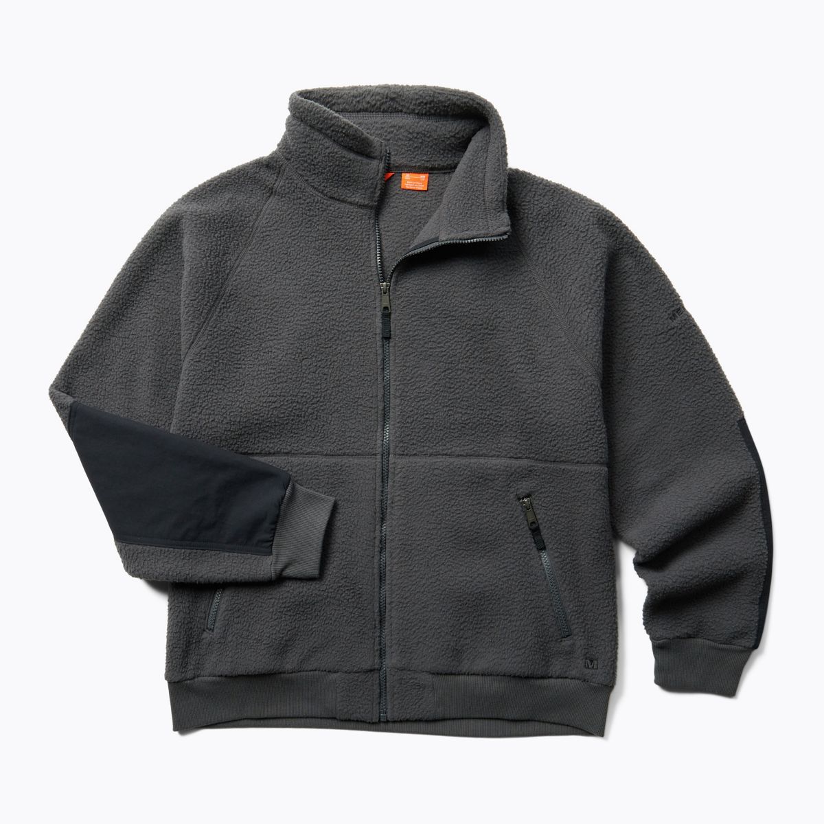 Sherpa Full Zip, Asphalt, dynamic