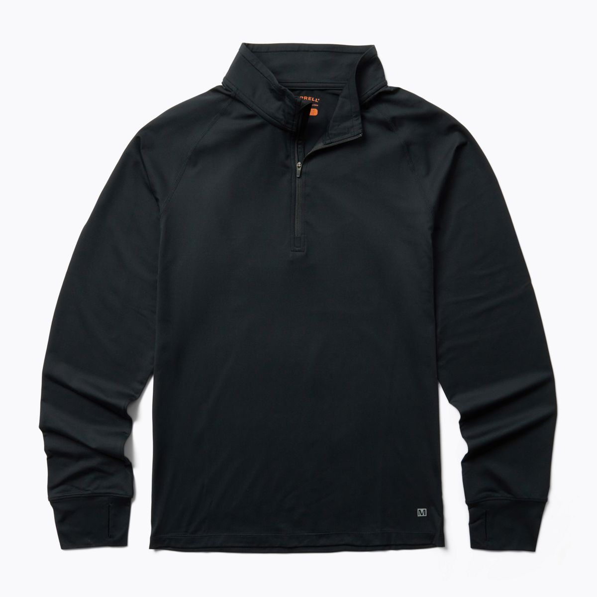 Trail Running Midlayer, Black, dynamic